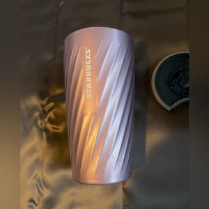 NWT Starbucks Lilac ceramic tumbler, 12 ounce